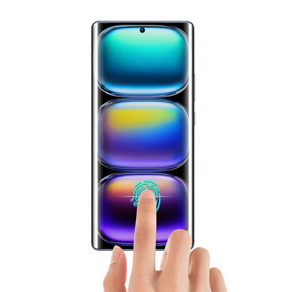 RURIHAI For Infinix Hot 50 Pro 4G Screen Protector 3D UV Glue High Aluminum-Silicon Glass Film - 5