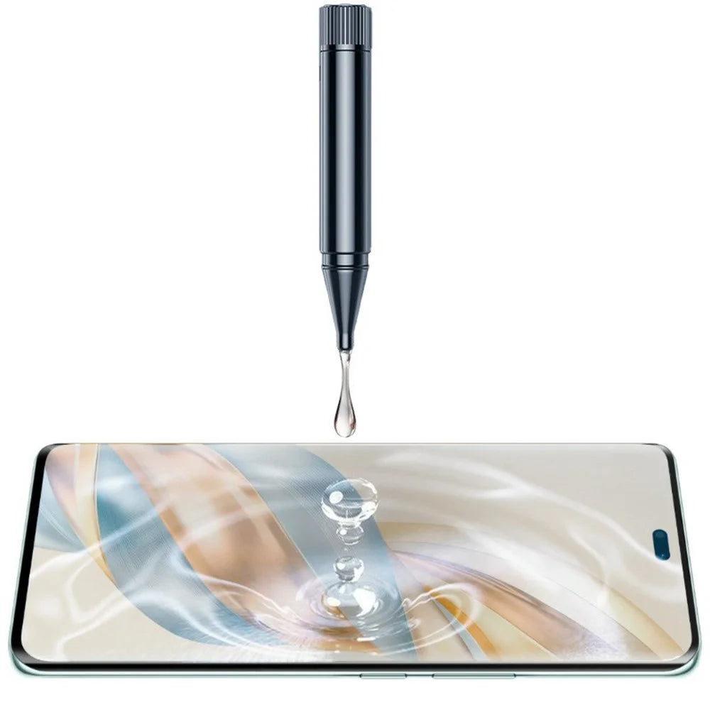 RURIHAI For Honor Magic7 Lite 5G / X9c 5G / X60 Pro 5G Screen Protector 3D UV Glue High Aluminum-Silicon Glass Film - 4