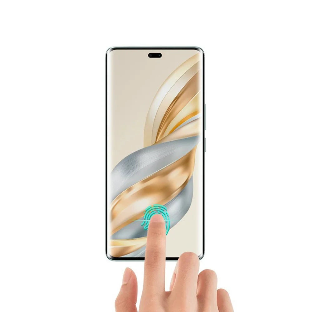 RURIHAI For Honor Magic7 Lite 5G / X9c 5G / X60 Pro 5G Screen Protector 3D UV Glue High Aluminum-Silicon Glass Film - 5