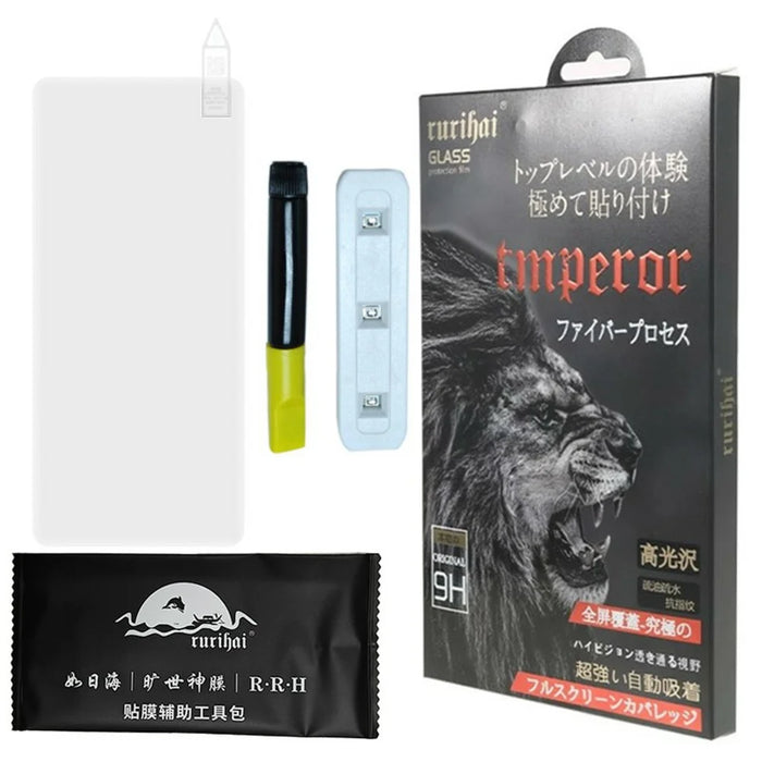 RURIHAI For OnePlus 13 Screen Protector 3D UV Glue High Aluminum-Silicon Glass Film - 6