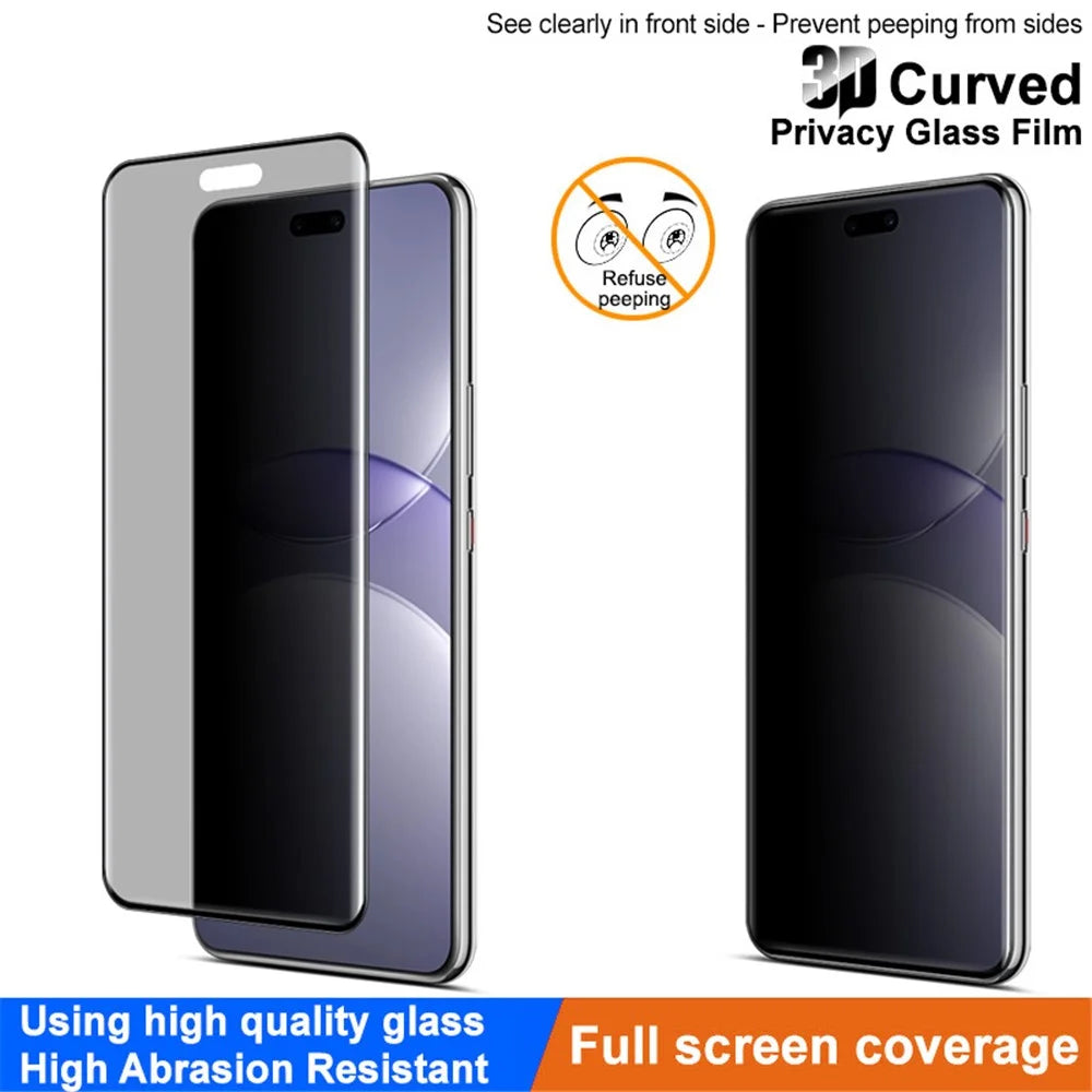 IMAK For Huawei nova 13 Pro 5G Anti-Spy Full Cover Screen Protector Tempered Glass Film - 4