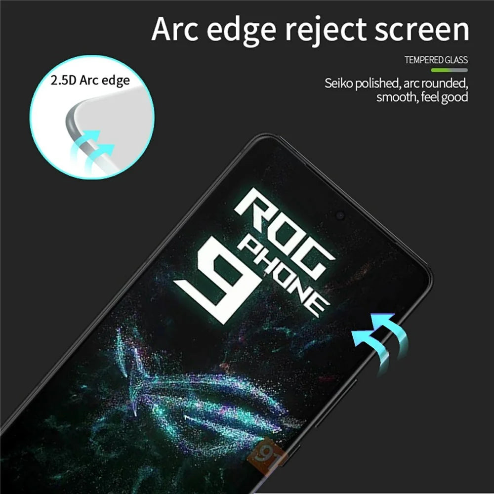 PINWUYO JK Series-2 Full Screen Protector for Asus Zenfone 12 Ultra 5G / ROG Phone 9 Pro 5G / Phone 9 5G High Aluminium-Silicon Glass 9H Film - 6