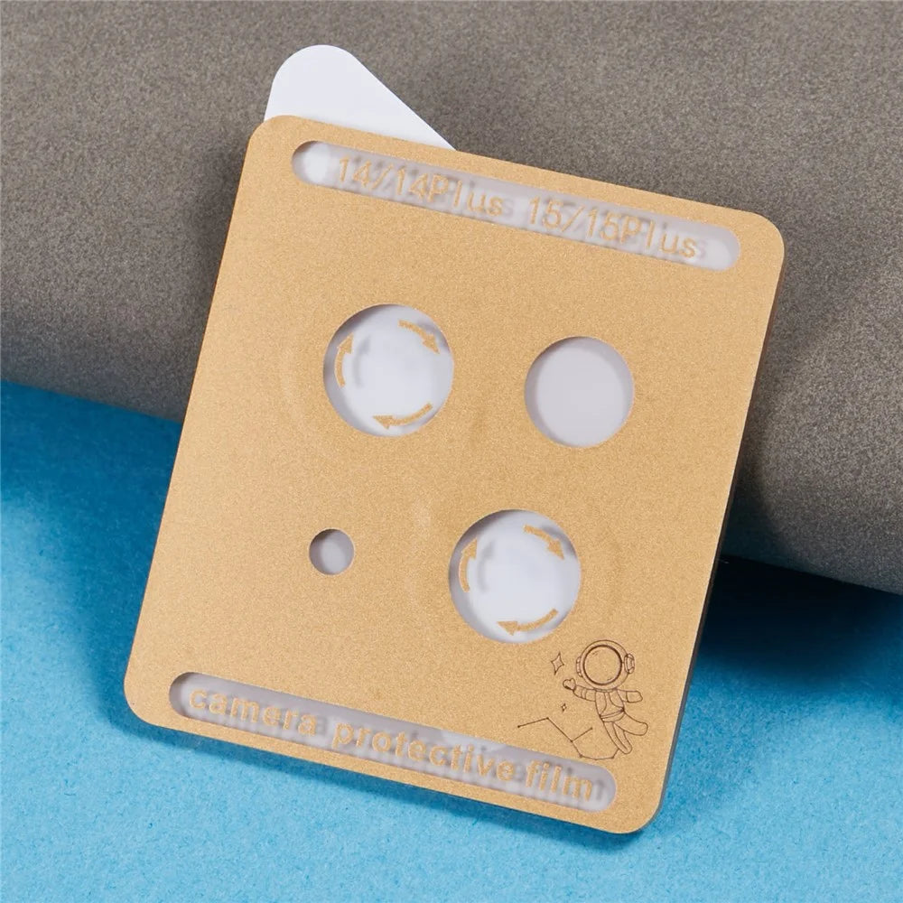 Camera Lens Protector For iPhone 15 / 15 Plus / 14 / 14 Plus Tempered Glass Lens Film Precise Positioning Easy Installation - 3