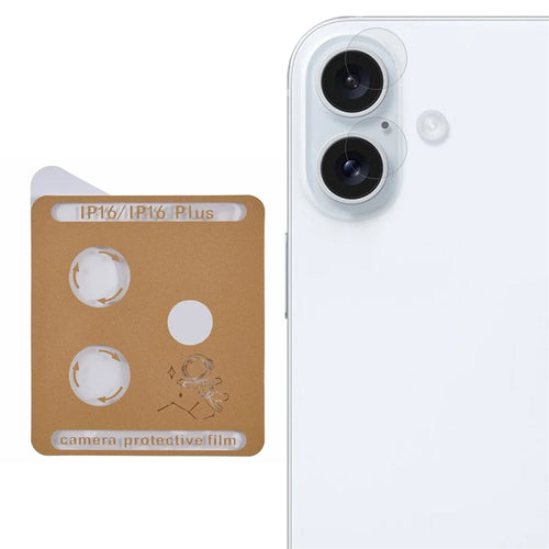 For iPhone 16 / 16 Plus Camera Lens Protector Tempered Glass Lens Film Precise Positioning Easy Installation - 1