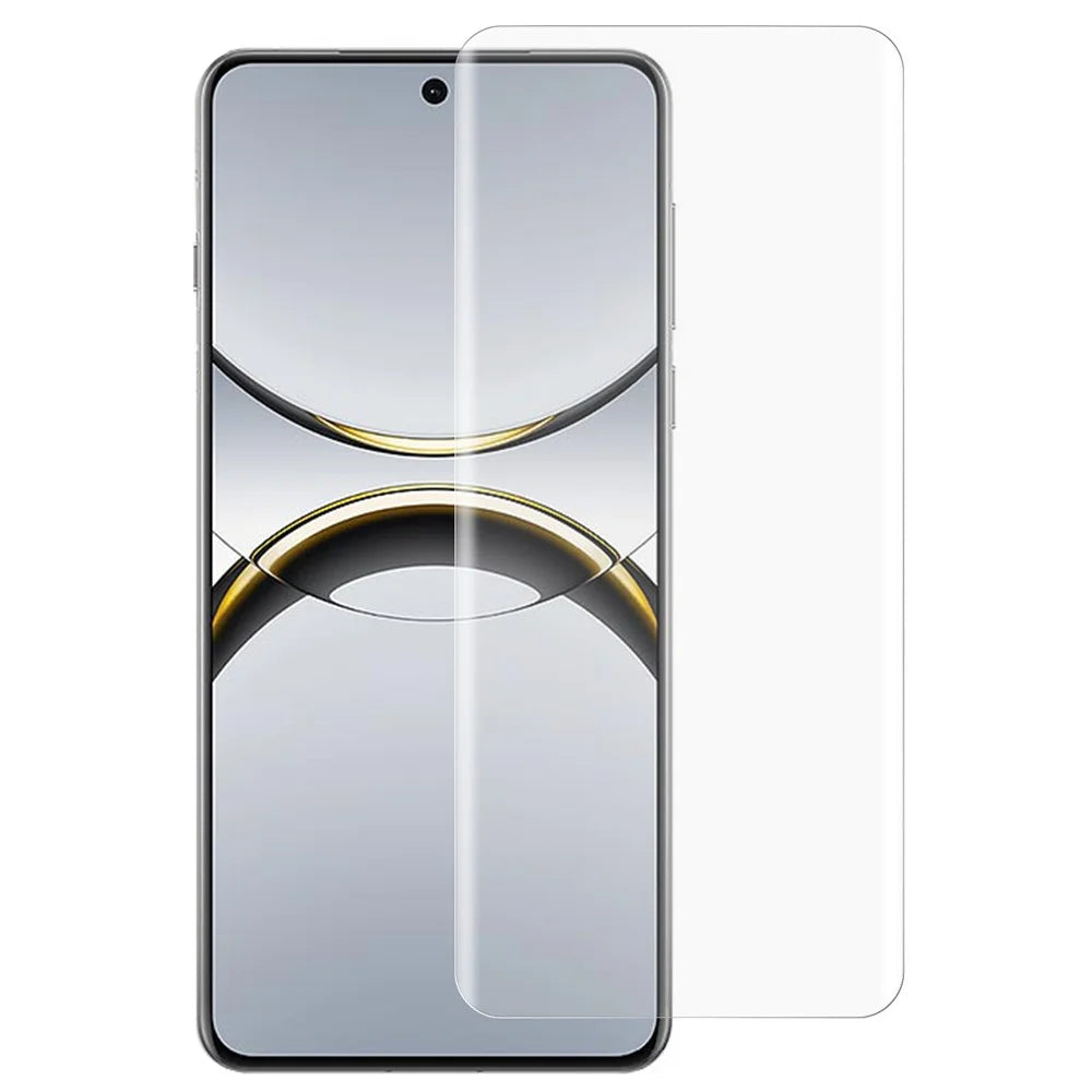 For Oppo Reno13 Pro 5G / Find X8 Pro 5G Tempered Glass Screen Protector UV Liquid Curved Screen Film Support Fingerprint Unlock - 1