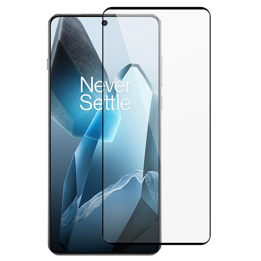 For vivo X200 Ultra 5G / OnePlus 13 Screen Protector Side Glue Silk Printing Tempered Glass Film Support Fingerprint Unlock - 1