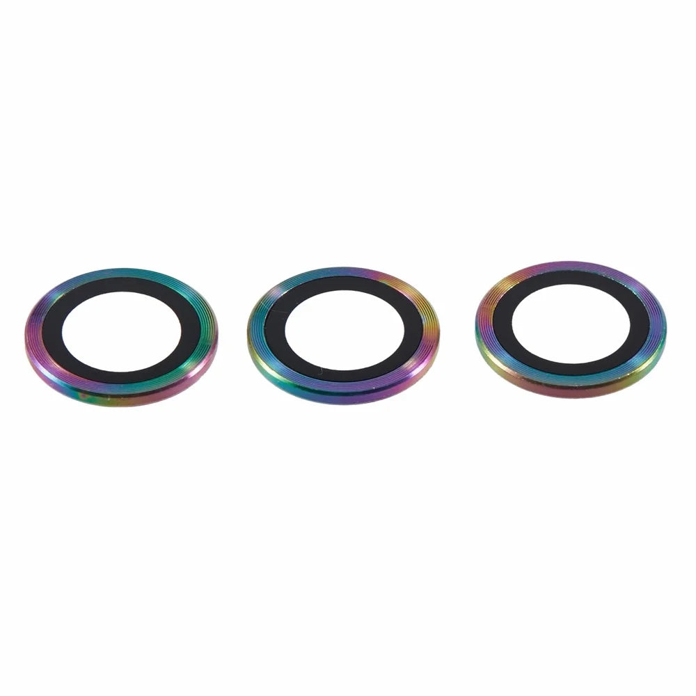 For Samsung Galaxy S25+ Camera Lens Protector Set Electroplating Metal + Tempered Glass Individual Lens Film - Colorful - 3