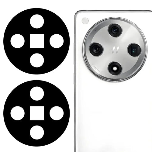 2Pcs For Oppo Find X8 5G Camera Lens Protector Silk Printing Tempered Glass Rear Lens Film - 1
