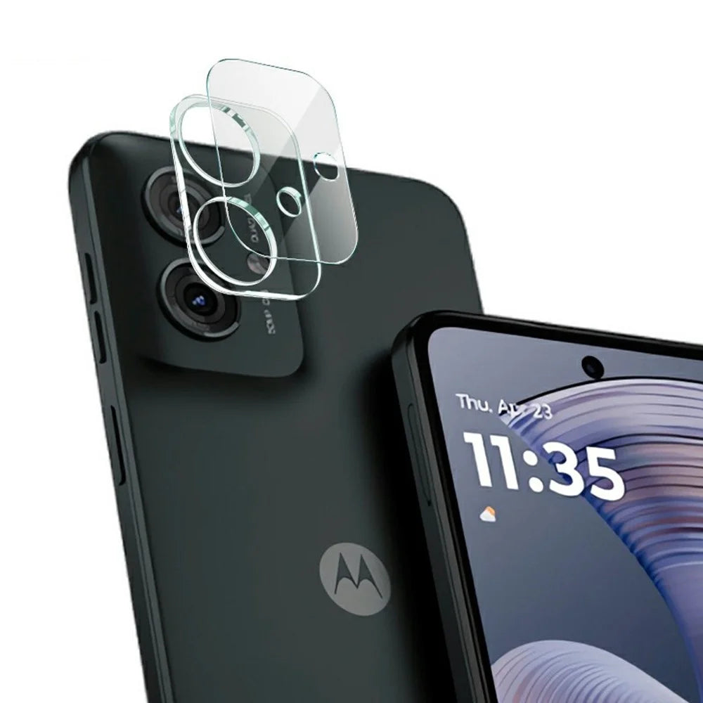 IMAK For Motorola Moto G55 5G Tempered Glass Camera Lens Protector + Acrylic Lens Cap - 1