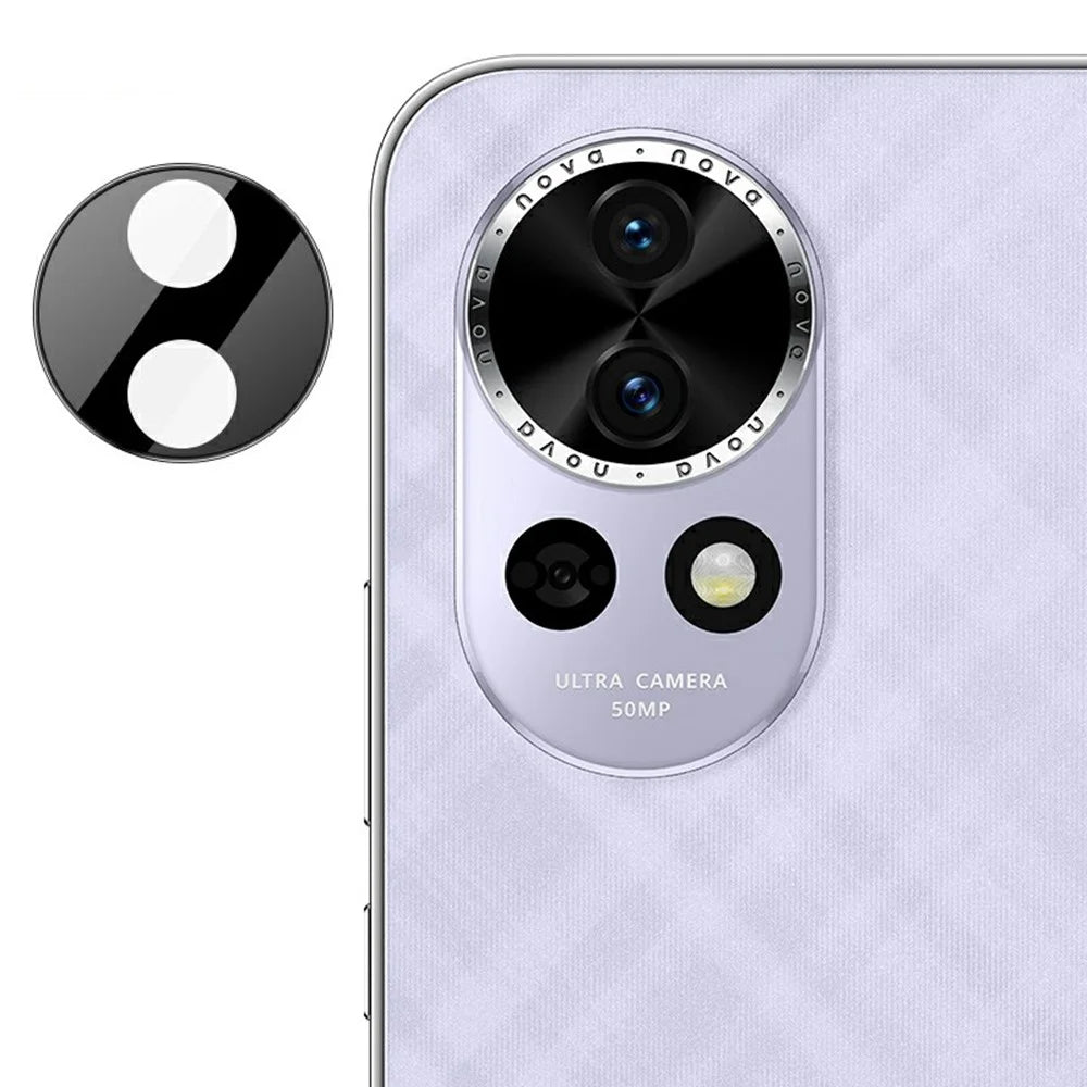 IMAK For Huawei nova 13 5G / nova 12 5G Camera Lens Protector Tempered Glass HD Clear Lens Film (Black Version) - 1