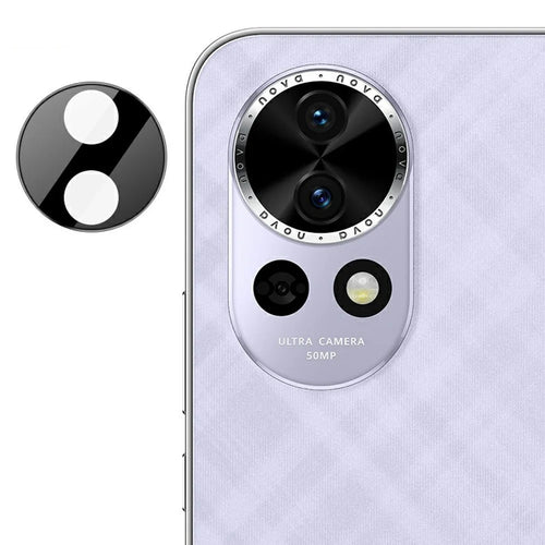 IMAK For Huawei nova 13 5G / nova 12 5G Camera Lens Protector Tempered Glass HD Clear Lens Film (Black Version) - 1