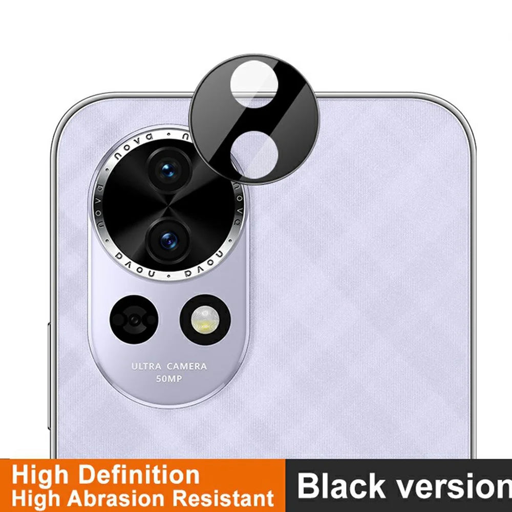 IMAK For Huawei nova 13 5G / nova 12 5G Camera Lens Protector Tempered Glass HD Clear Lens Film (Black Version) - 2