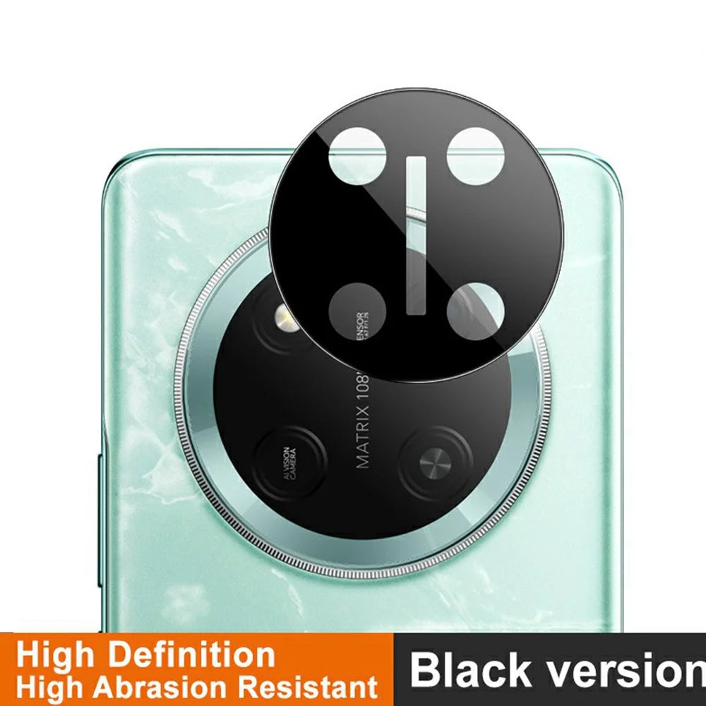 IMAK For Honor Magic7 Lite 5G / X9c 5G / X60 Pro 5G Camera Lens Protector Tempered Glass HD Clear Lens Film (Black Version) - 2