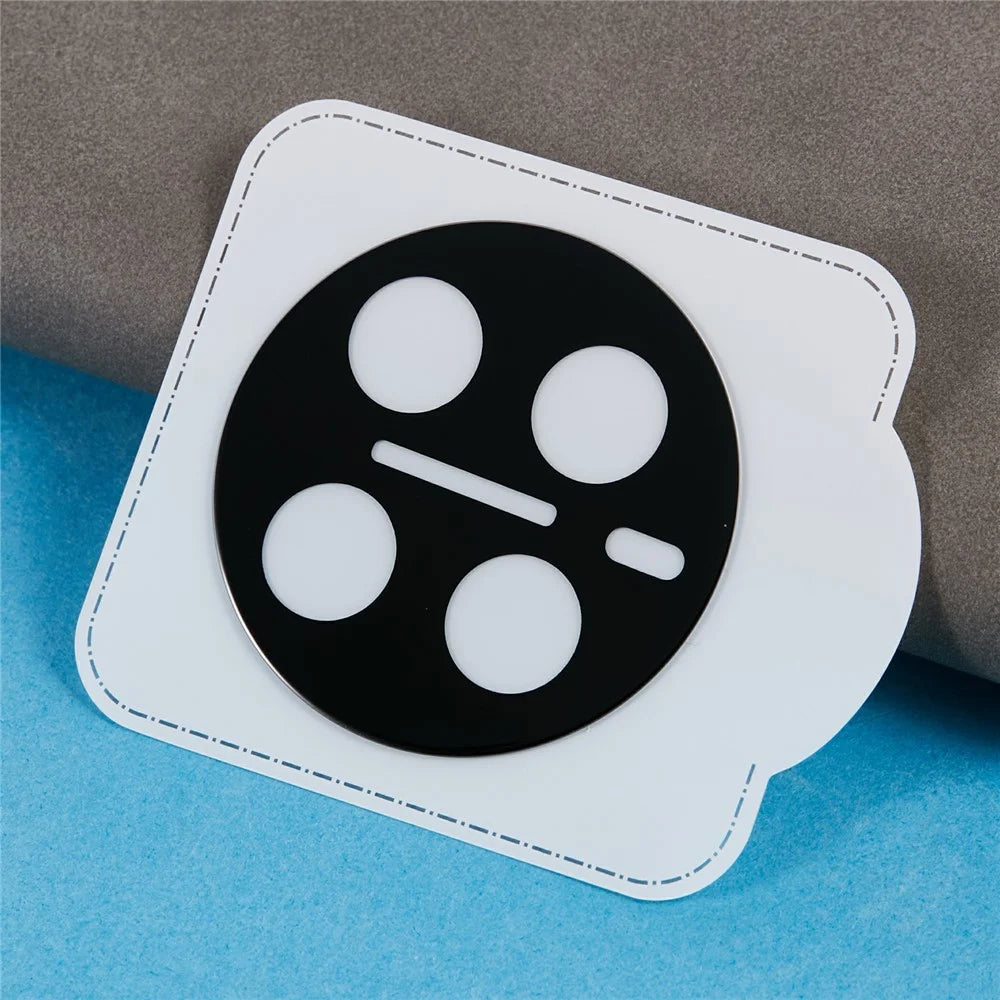 For Honor Magic7 5G Tempered Glass Lens Protector Black Silk Printing Camera Lens Film - 3