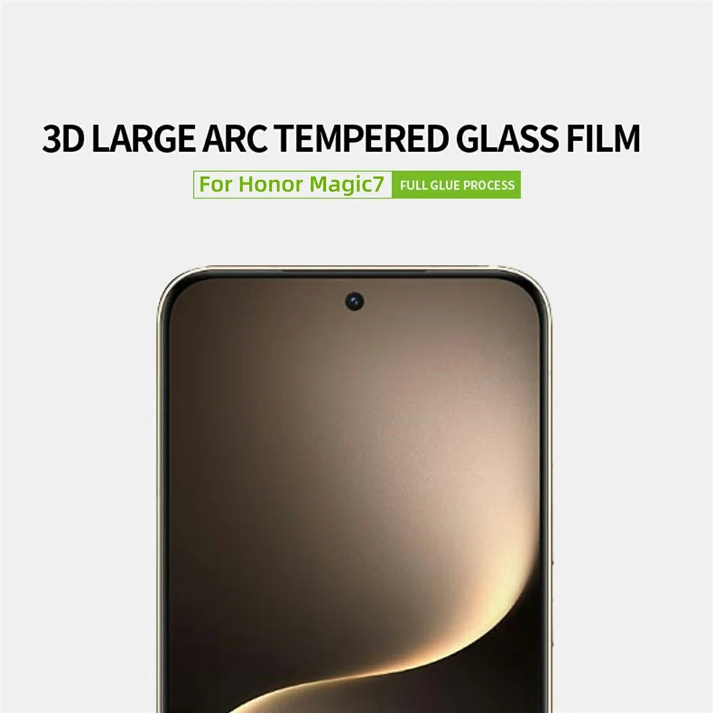 PINWUYO JK 3D Tempered Glass Film Series-2 For Honor Magic7 5G Screen Protector Clear Film (Fingerprint Unlock) - 3