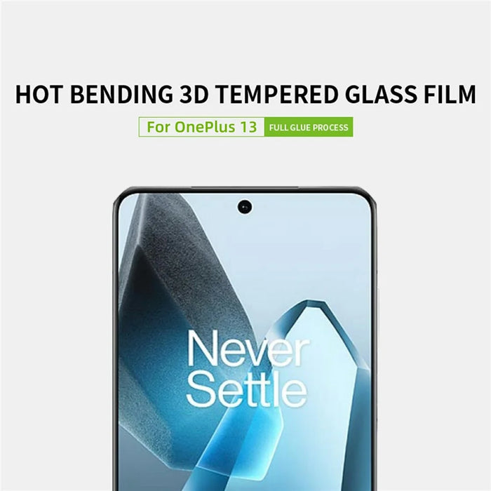 PINWUYO For OnePlus 13 Screen Protector 3D Hot Bending Tempered Glass Film - 3