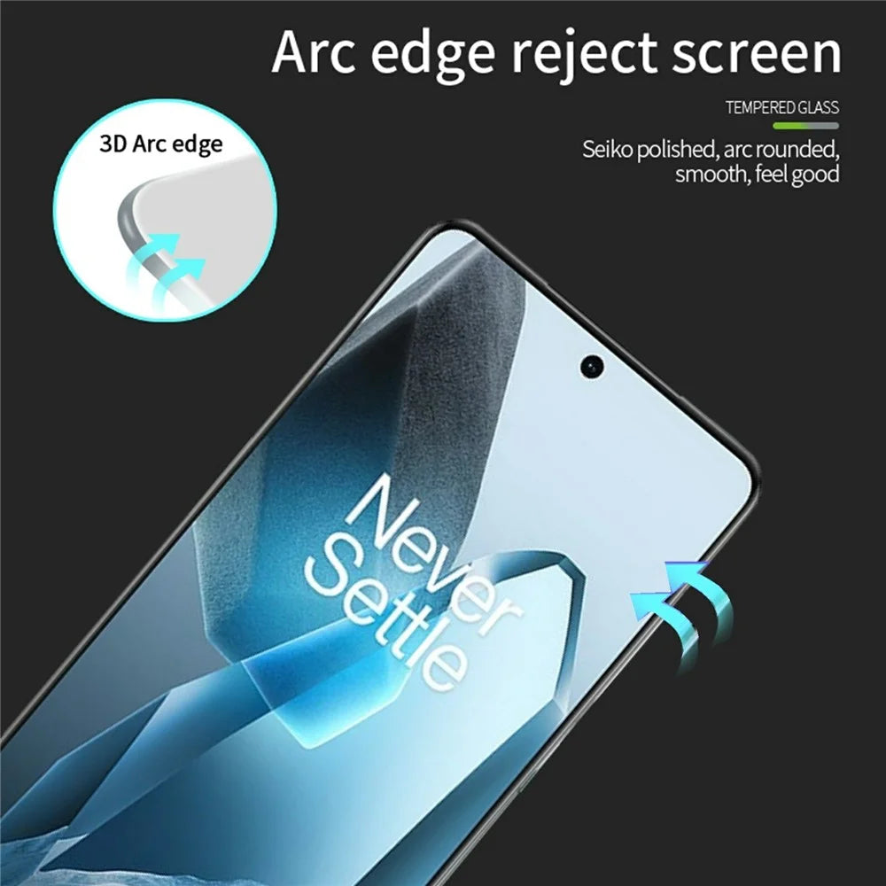 PINWUYO For OnePlus 13 Screen Protector 3D Hot Bending Tempered Glass Film - 6