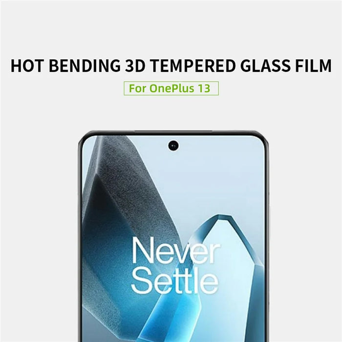 MOFI For OnePlus 13 3D Hot Bending Screen Protector Full Glue Tempered Glass Film - 3