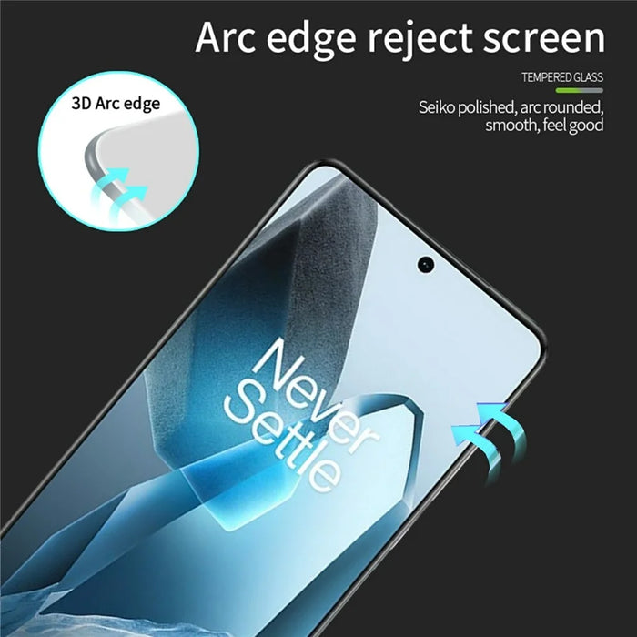 MOFI For OnePlus 13 3D Hot Bending Screen Protector Full Glue Tempered Glass Film - 6