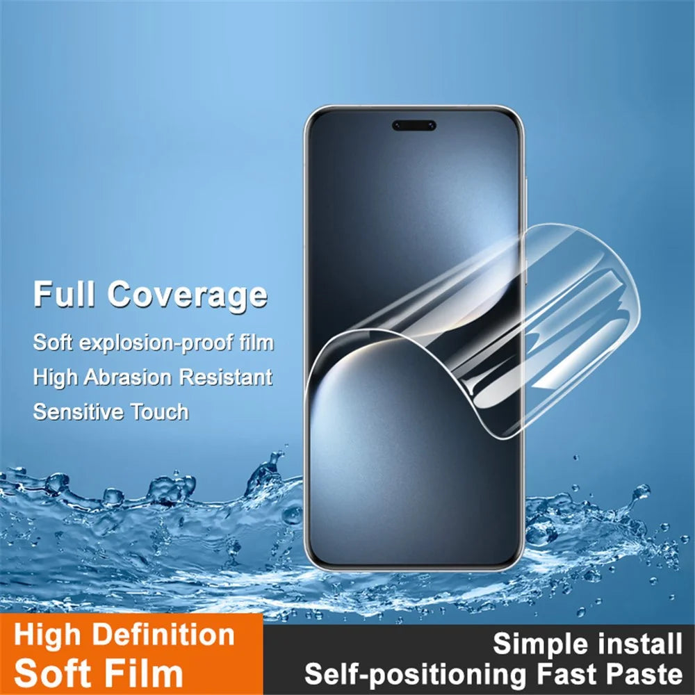 IMAK Hydrogel Film 4th Gen for Honor Magic7 Pro 5G Full Screen Protector Ultra Clear Soft TPU Film - 2