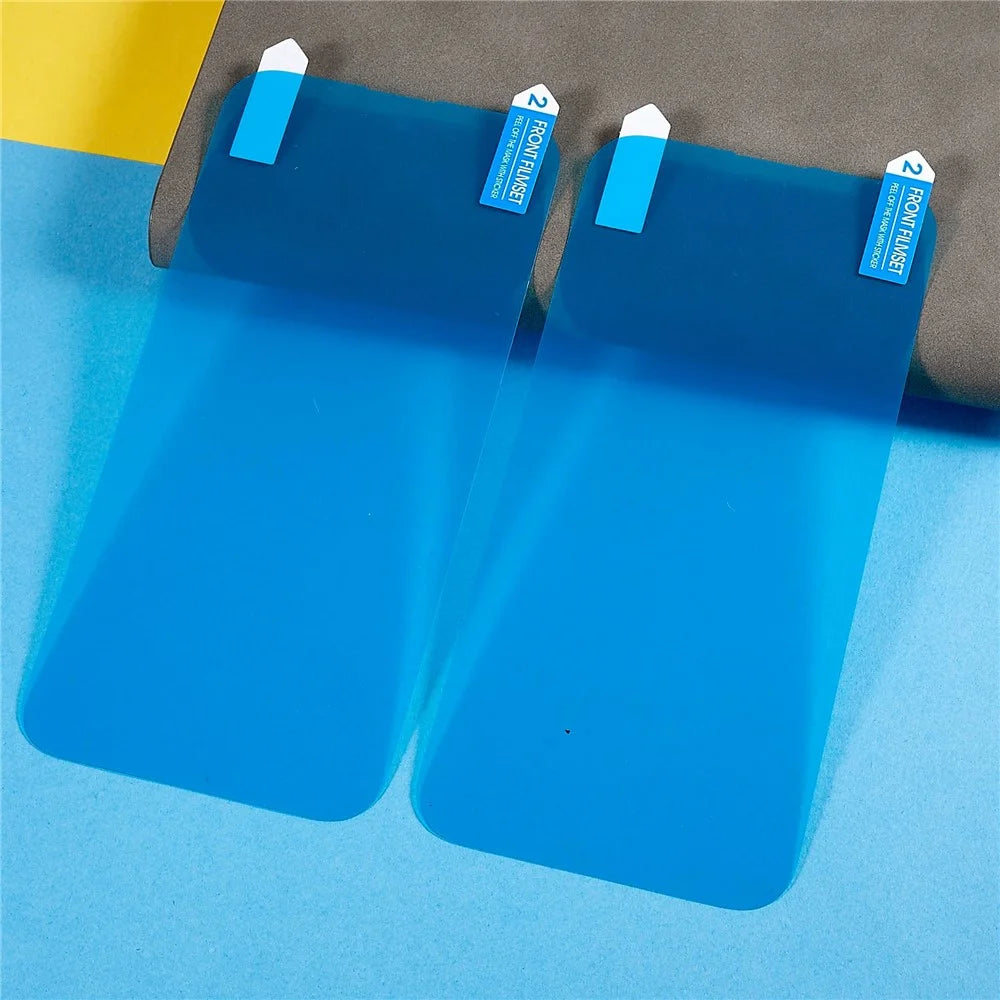 2Pcs / Set for iPhone 14 Pro Max Nano Anti-explosion PET Screen Protector Anti-scratch Full Cover HD Clear Screen Film - 3