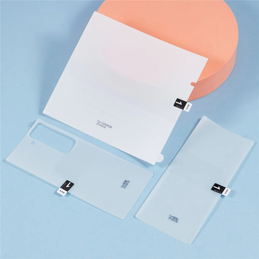 For Samsung Galaxy Z Fold 6 SE Screen Protector Set, Front + Back Full Cover TPU+PET Hydrogel Film - 3