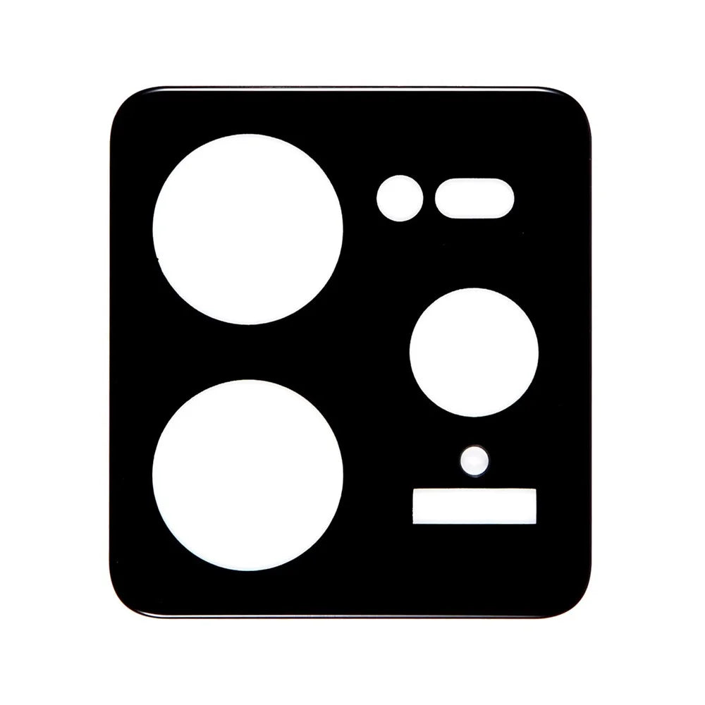 For Realme GT 7 Pro 5G Tempered Glass Lens Protector Black Silk Printing Camera Lens Film - 2