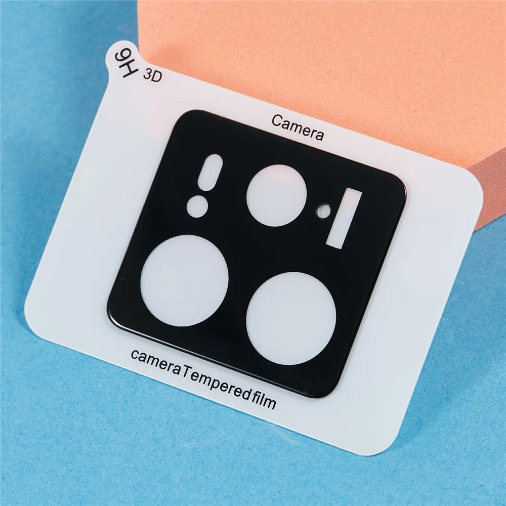 For Realme GT 7 Pro 5G Tempered Glass Lens Protector Black Silk Printing Camera Lens Film - 3
