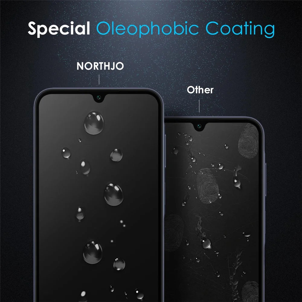 NORTHJO A+ For Samsung Galaxy A26 5G Screen Protector Clarity 2.5D Tempered Glass Film - 4