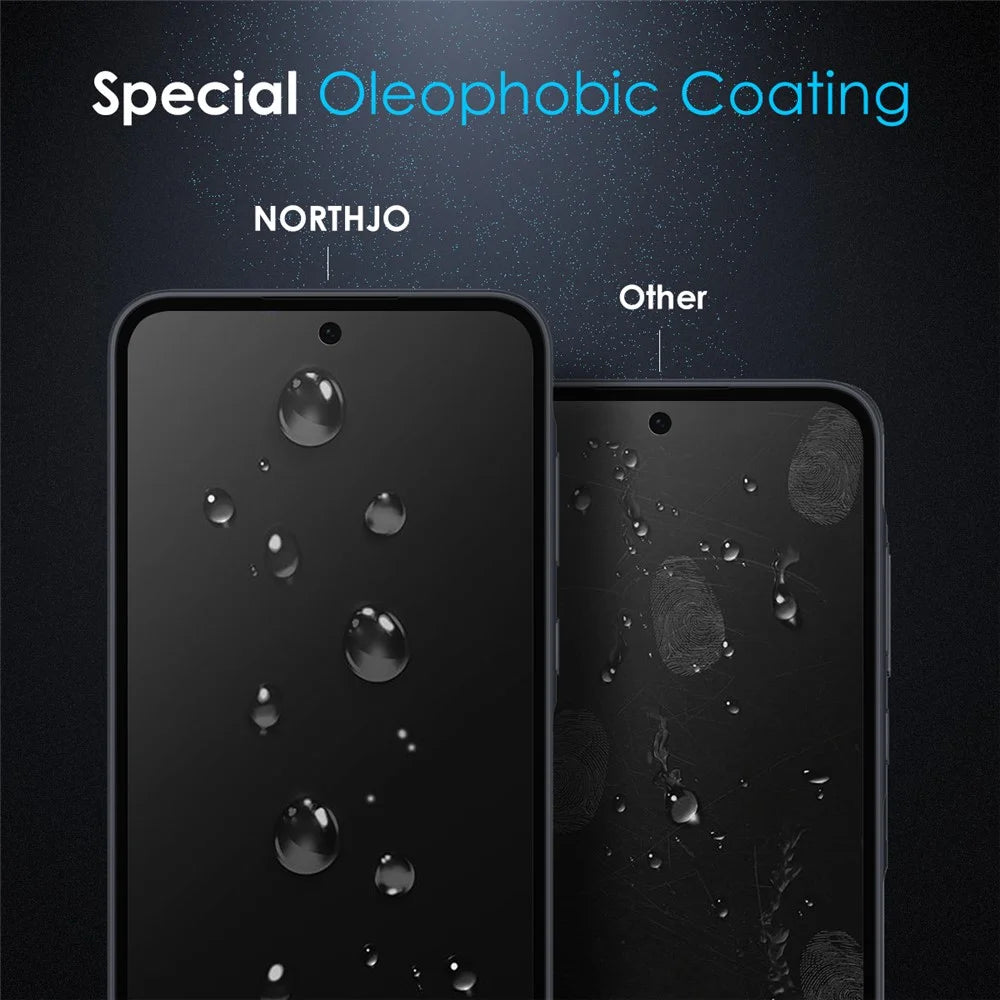 NORTHJO A+ For Samsung Galaxy A36 5G / A56 5G Screen Protector High Aluminum-Silicon Film 0.3mm 2.5D, Black - 4