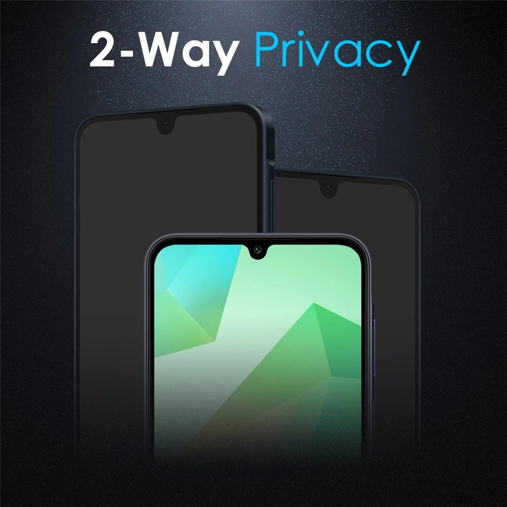 NORTHJO A++ For Samsung Galaxy A26 5G Privacy Screen Protector Silk Printing Full Glue Anti-Spy Tempered Glass Film - 3