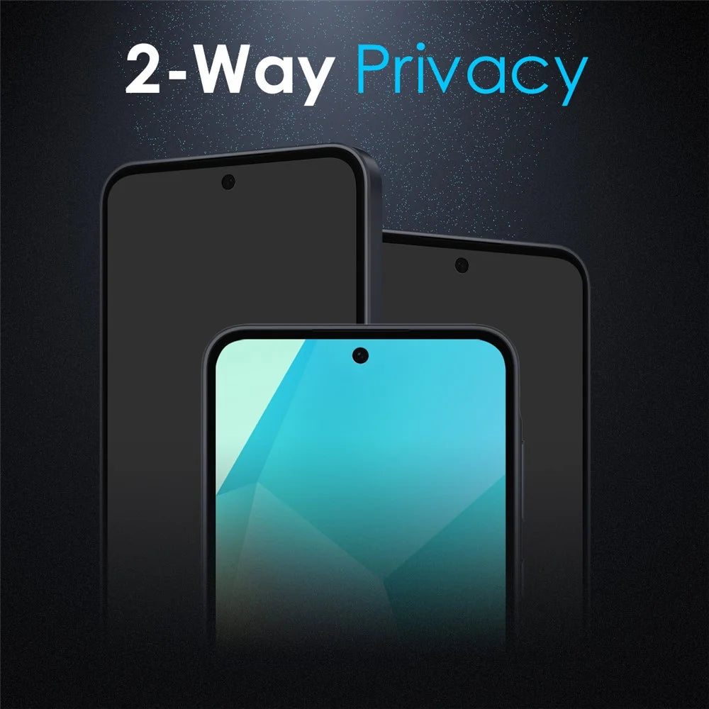 NORTHJO A++ For Samsung Galaxy A36 5G / A56 5G Privacy Screen Protector Silk Printing Full Glue Anti-Spy Tempered Glass Film - 3