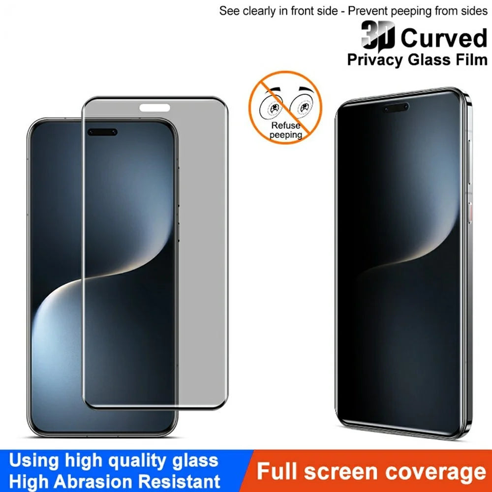 IMAK For Honor Magic7 Pro 5G Anti-Spy Full Cover Screen Protector Tempered Glass Film - 4