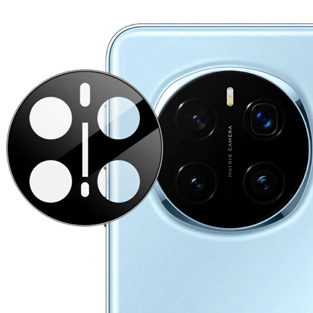 IMAK For Honor Magic7 Pro 5G Camera Lens Protector Tempered Glass HD Clear Lens Film (Black Version) - 1