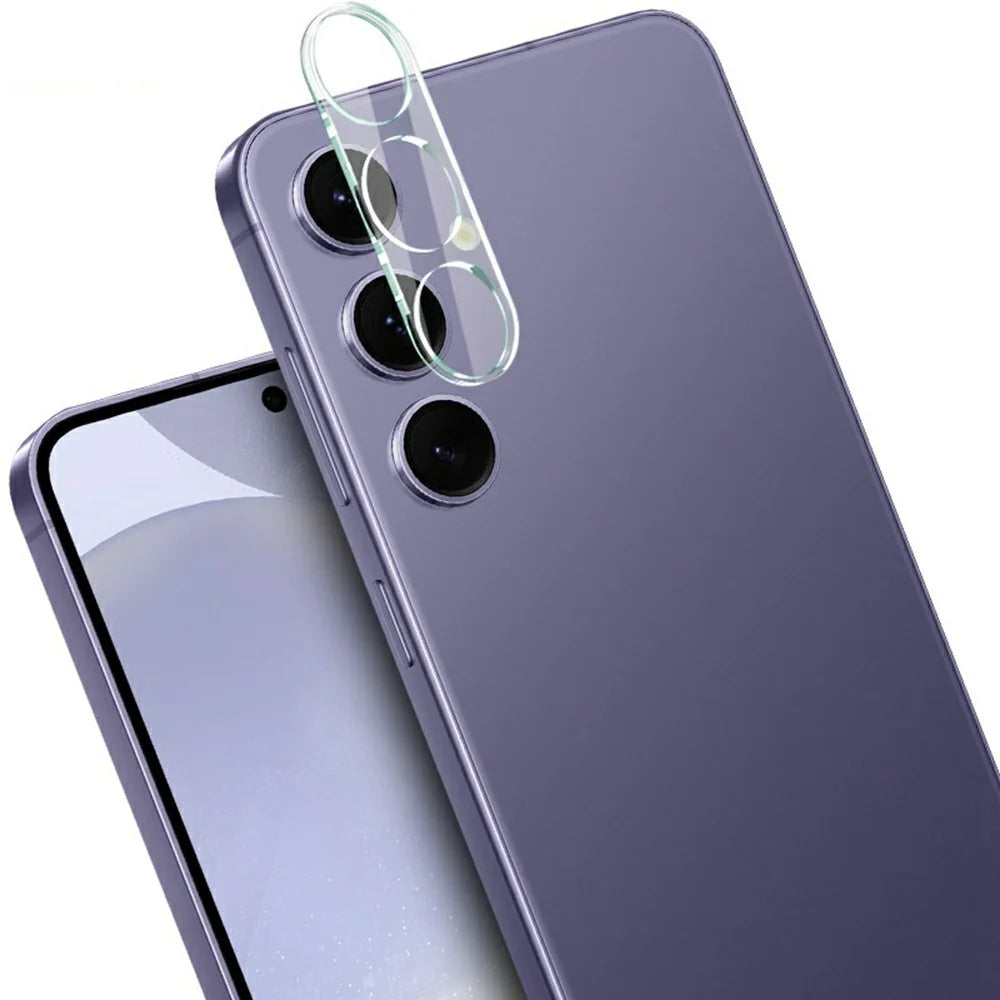 IMAK For Samsung Galaxy S25 Tempered Glass Camera Lens Protector + Acrylic Lens Cap - 1