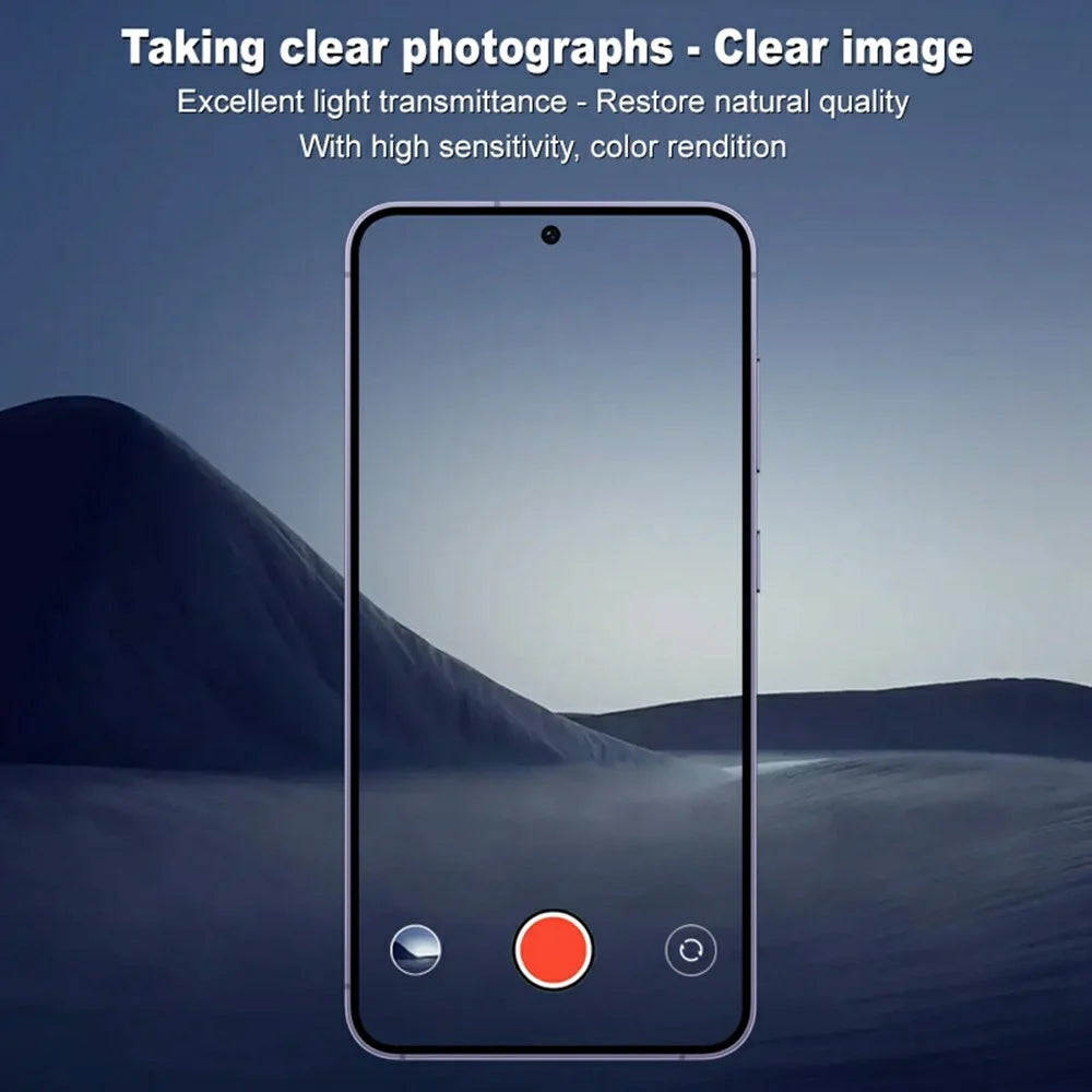 IMAK For Samsung Galaxy S25 Tempered Glass Camera Lens Protector + Acrylic Lens Cap - 3