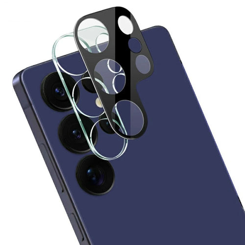 IMAK For Samsung Galaxy S25 Ultra Tempered Glass Lens Film+Acrylic Cap (Black Version) - 1