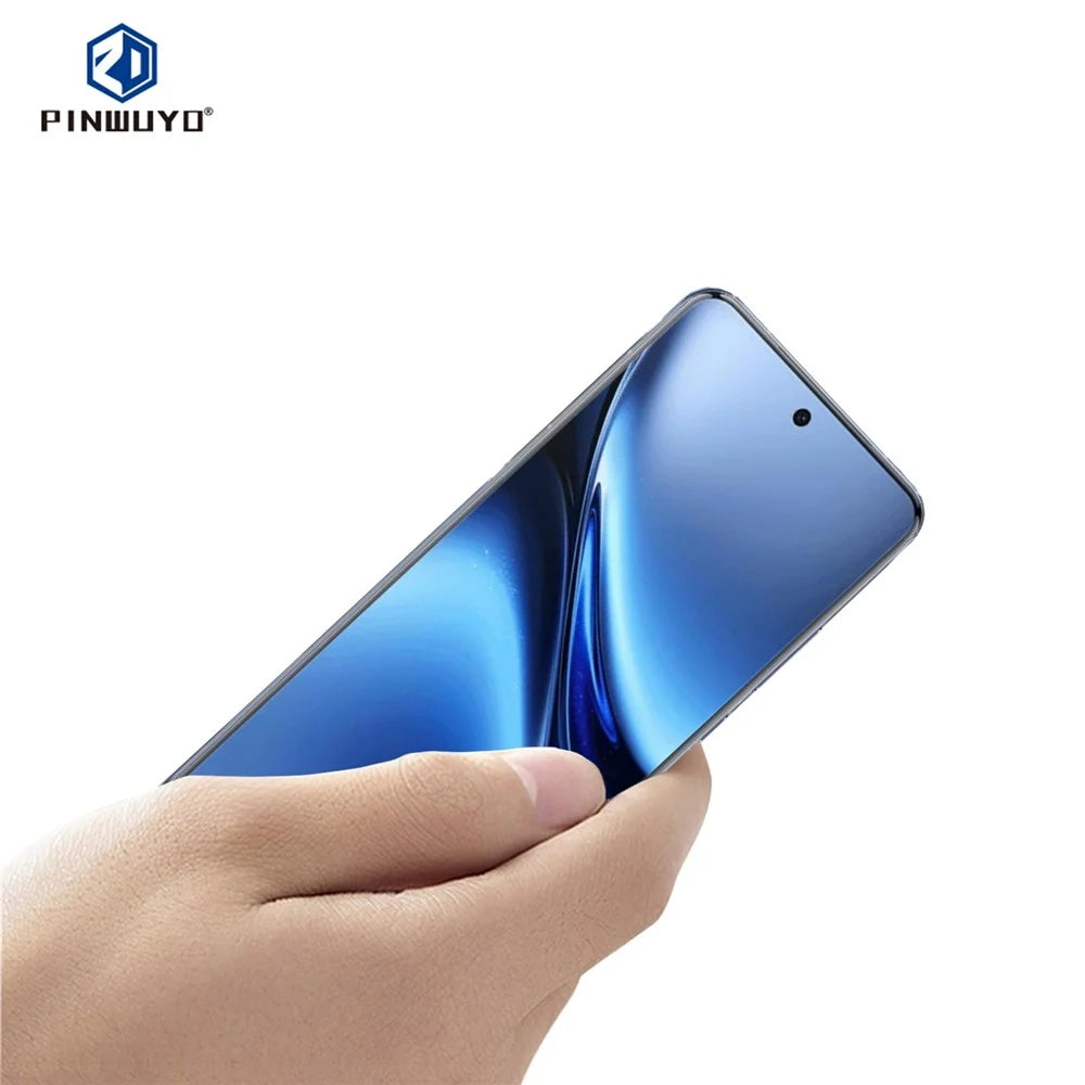 PINWUYO For vivo X200 Pro 5G  Screen Protector 3D Hot Bending Tempered Glass Film - Black - 2