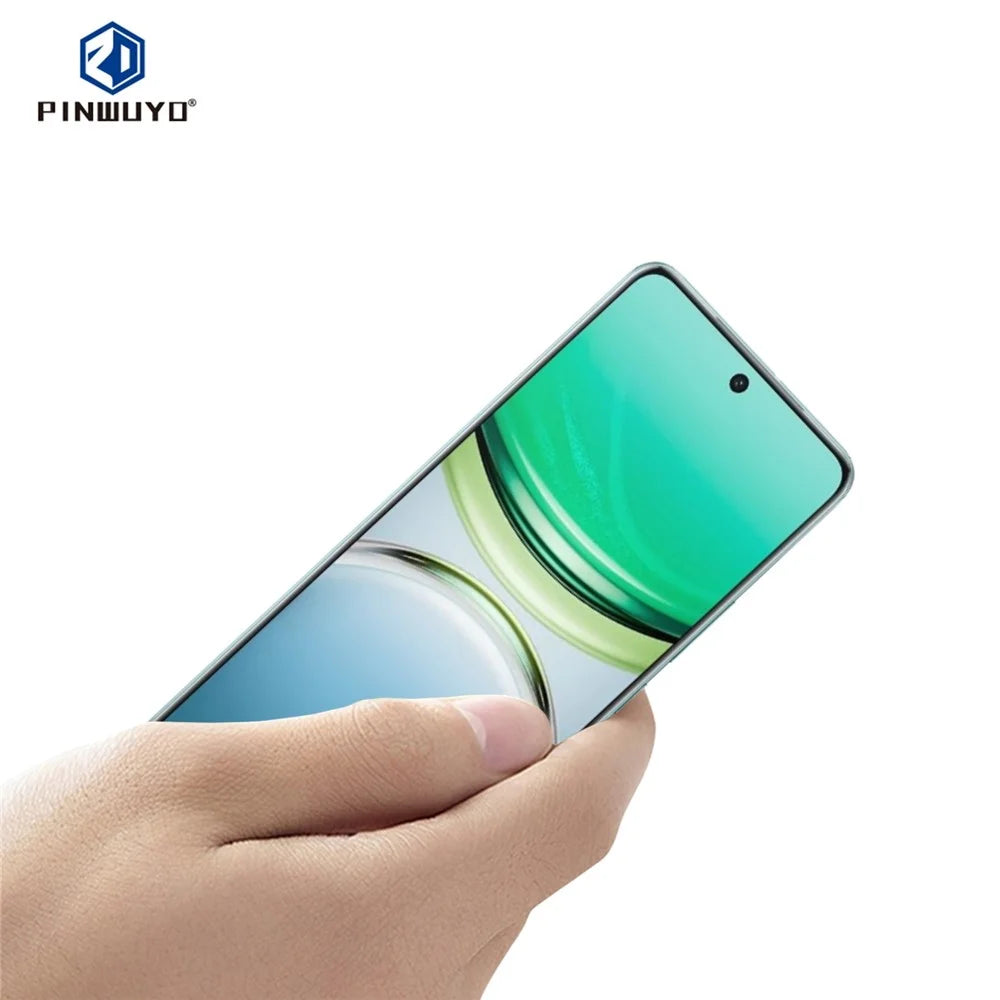 PINWUYO For vivo Y300 Pro 5G  Screen Protector 3D Hot Bending Tempered Glass Film - Black - 2