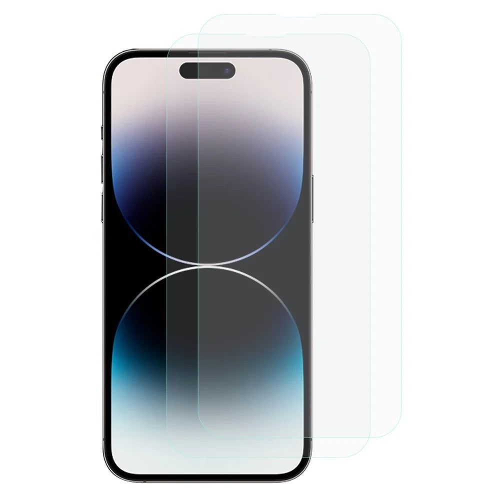 2PCS For iPhone 14 Pro Max 2.5D Big Arc Edge Anti-scratch Screen Protector High Aluminum-silicon Glass Anti-explosion Tempered Glass Film - 1