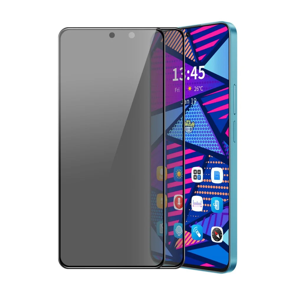 ENKAY HAT PRINCE For Samsung Galaxy A36 5G / A56 5G 2Pcs Privacy Screen Protector  28-degree Anti-Spy Tempered Glass - Black - 1