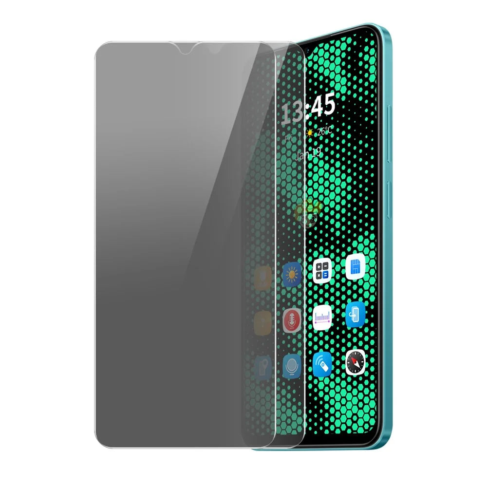 ENKAY HAT PRINCE For Samsung Galaxy A26 5G 2Pcs Anti-Spy Film  Anti-Glare Screen Protector Tempered Glass - Black - 1