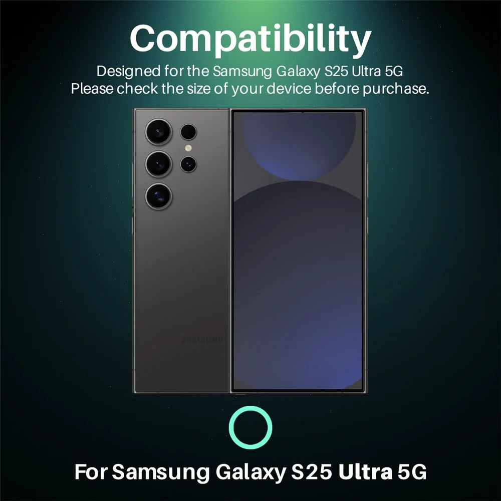NORTHJO For Samsung Galaxy S25 Ultra Camera Lens Protector Tempered Glass HD Clear 3D Full Coverage - 2