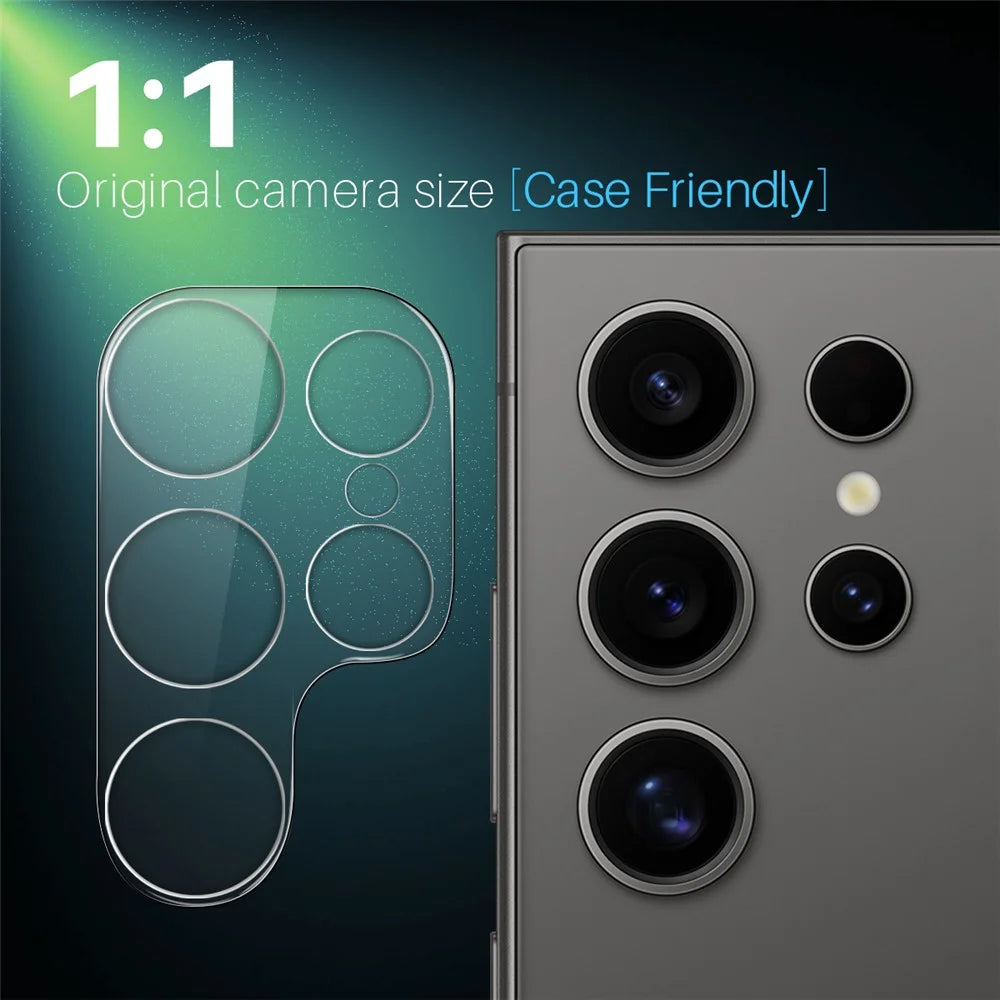 NORTHJO For Samsung Galaxy S25 Ultra Camera Lens Protector Tempered Glass HD Clear 3D Full Coverage - 4