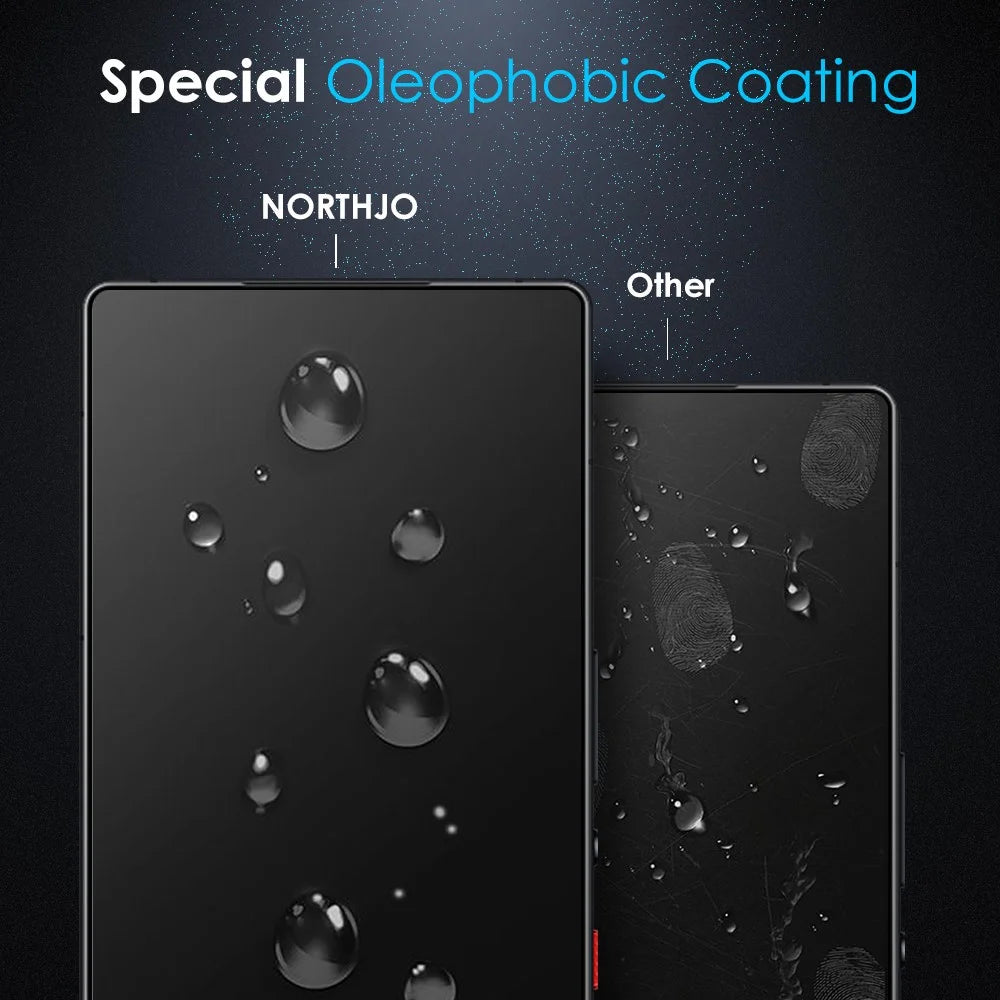 NORTHJO A+ For ZTE nubia Red Magic 10 Pro 5G  /  10 Pro+ 5G Screen Protector Clarity 2.5D Tempered Glass Film - 4