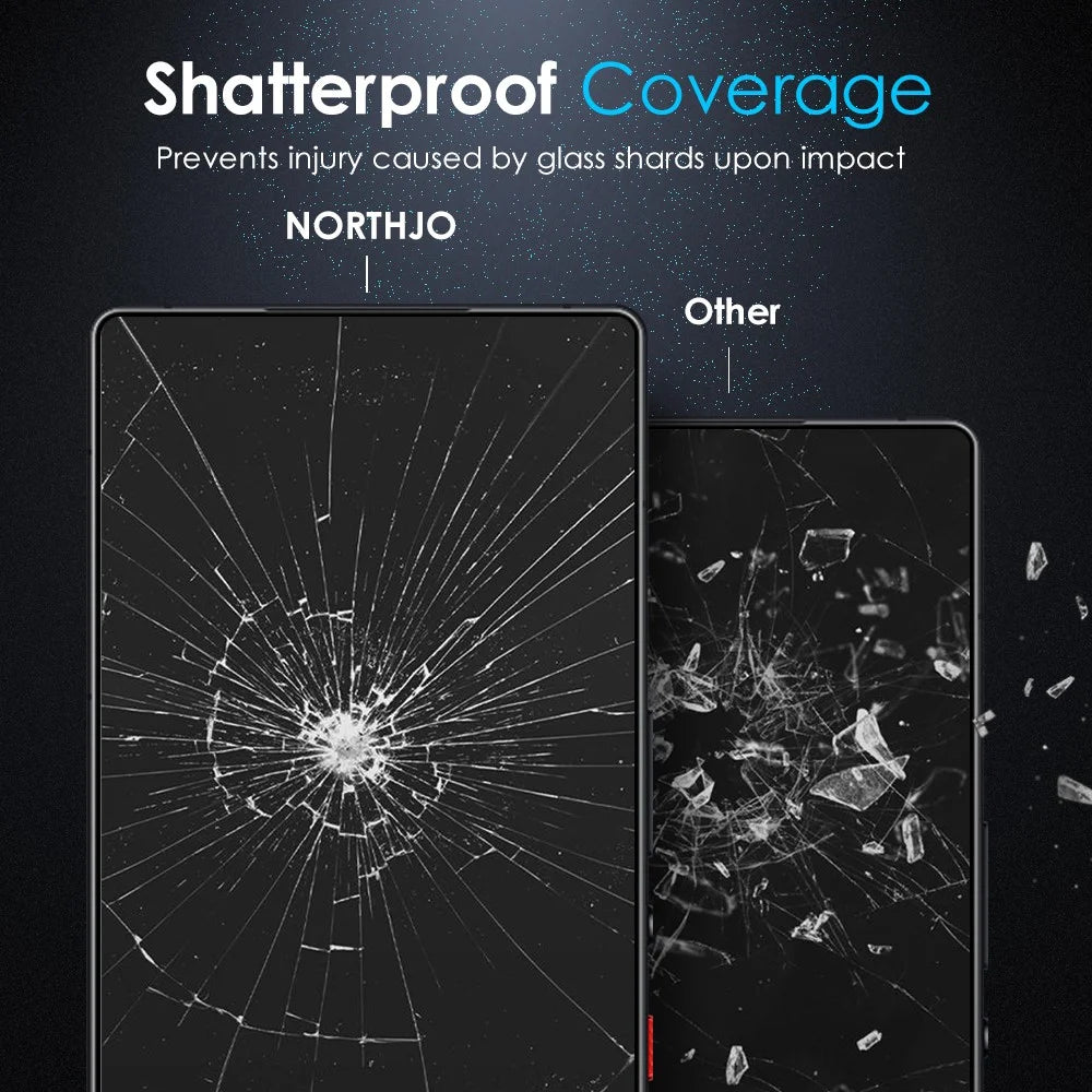 NORTHJO A+ For ZTE nubia Red Magic 10 Pro 5G  /  10 Pro+ 5G Screen Protector Clarity 2.5D Tempered Glass Film - 5