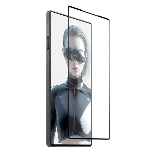 NORTHJO A+ Screen Protector For ZTE nubia Red Magic 9S Pro 5G  /  9S Pro+ 5G  /  9 Pro 5G  /  9 Pro+ 5G High Aluminum-Silicon Film 0.3mm 2.5D, Black - 2