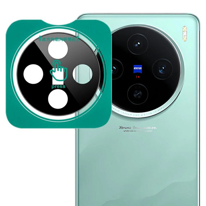 IMAK For vivo X100s 5G Tempered Glass Camera Lens Protector with Self-Positioning Frame (Black Version) - 1