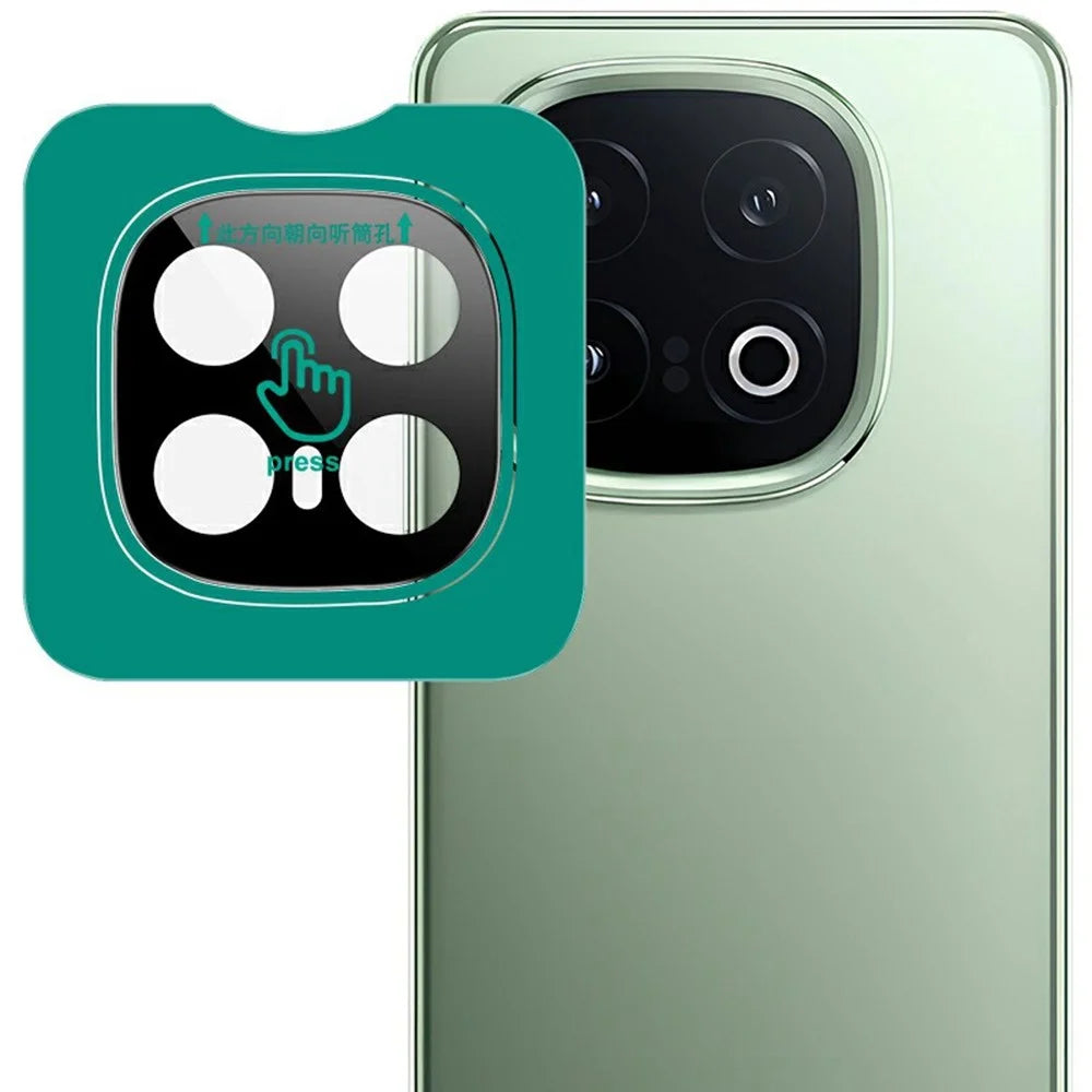 IMAK For vivo iQOO 13 5G Tempered Glass Camera Lens Protector with Self-Positioning Frame (Black Version) - 1