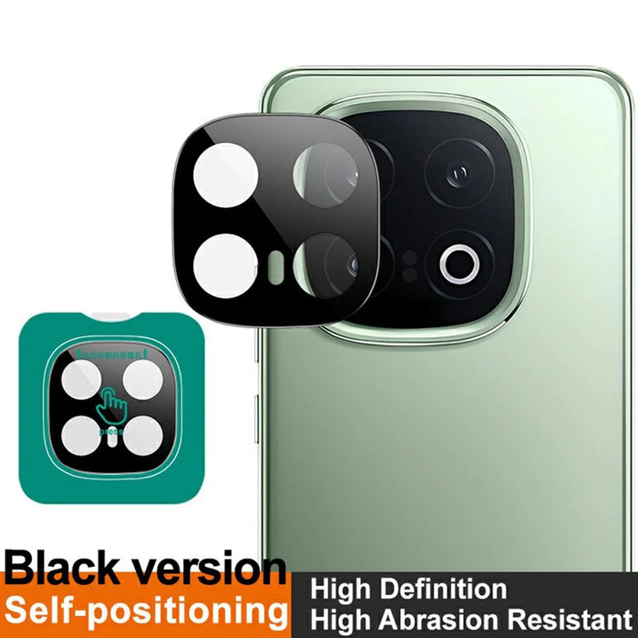 IMAK For vivo iQOO 13 5G Tempered Glass Camera Lens Protector with Self-Positioning Frame (Black Version) - 3